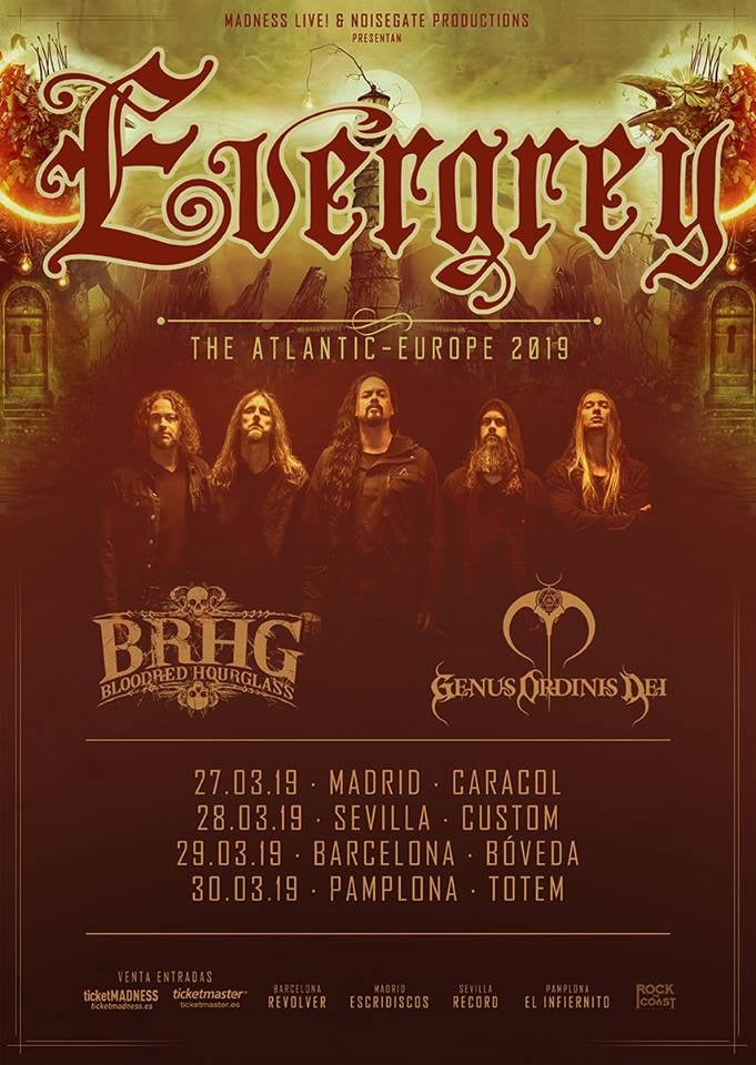 Evergrey España 2019