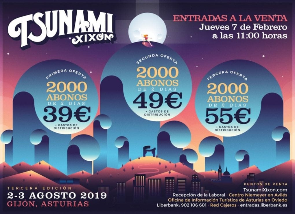 Oferta abonos Tsunami Xixón 2019 febrero