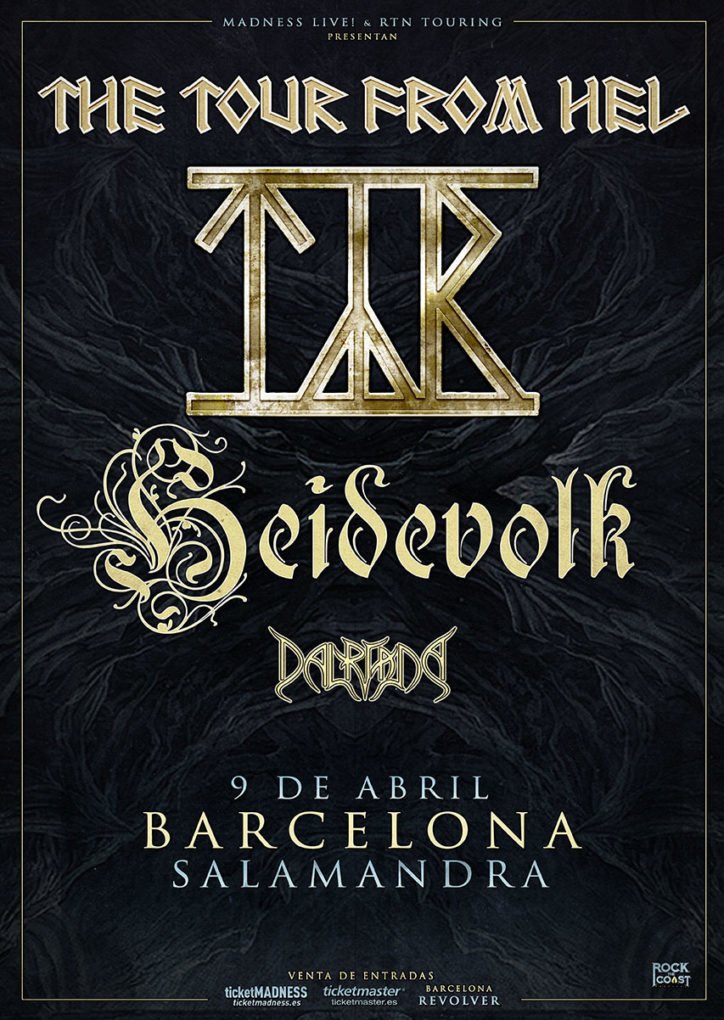 Týr Heidevolk Dalriada Barcelona