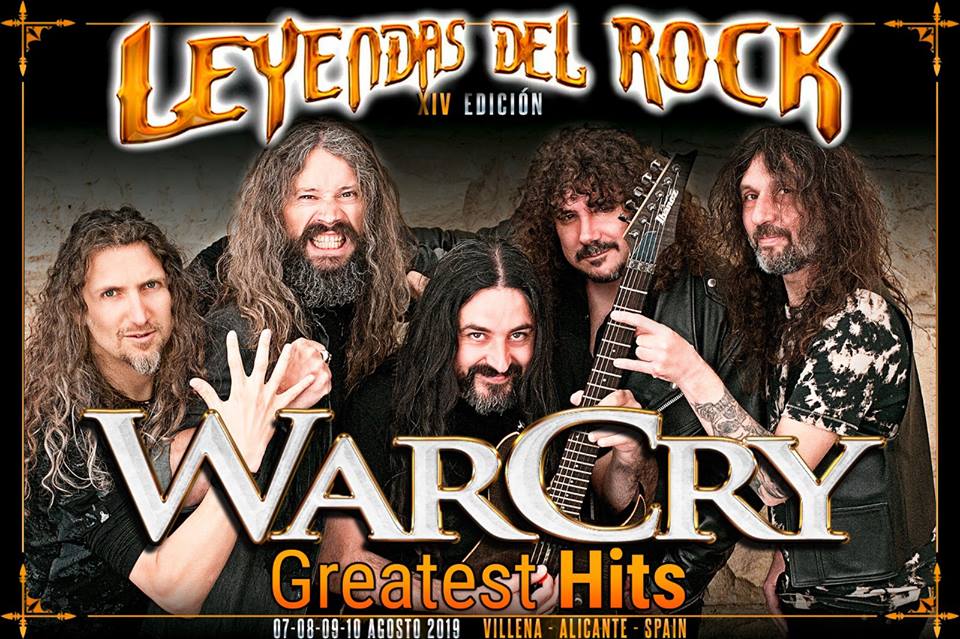 Warcry al cartel del Leyendas del Rock 2019