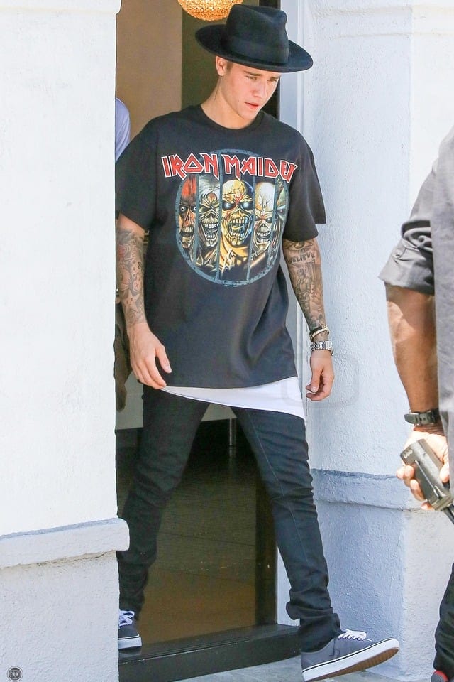 Justin Bieber Iron Maiden