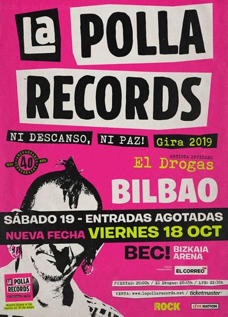 La Polla Records Bilbao 2019 doble fecha