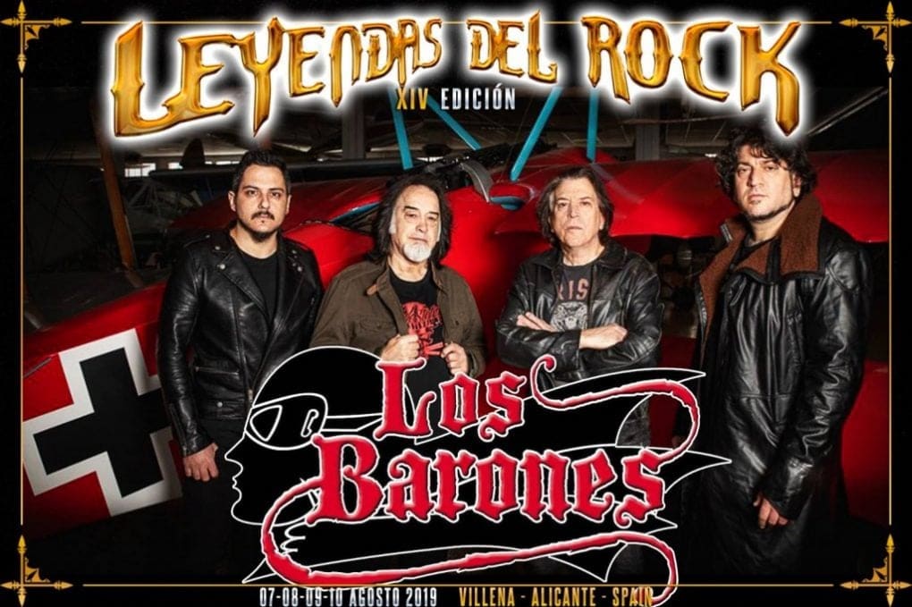 Los Barones Leyendas del Rock 2019