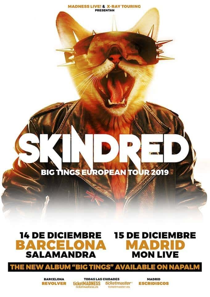 Skindred España 2019