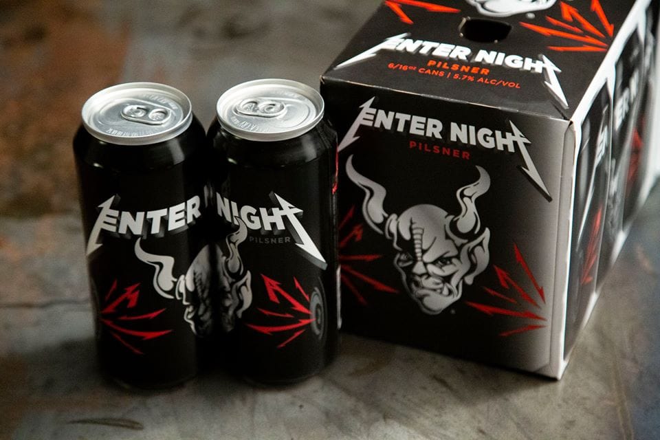 cerveza Metallica Enter Night