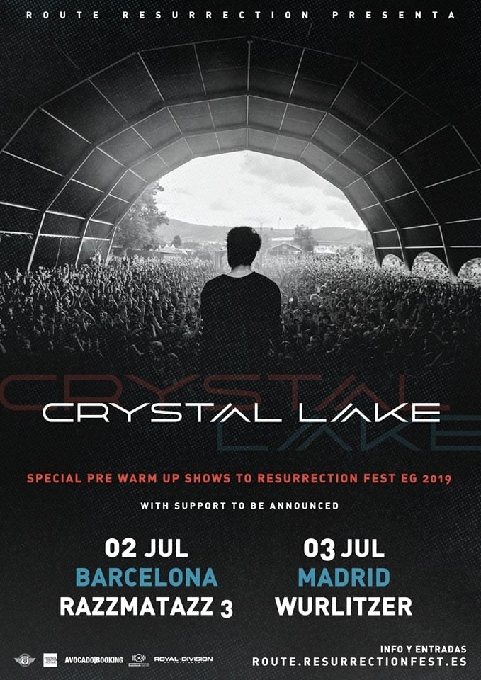 Crystal Lake Barcelona Madrid 2019