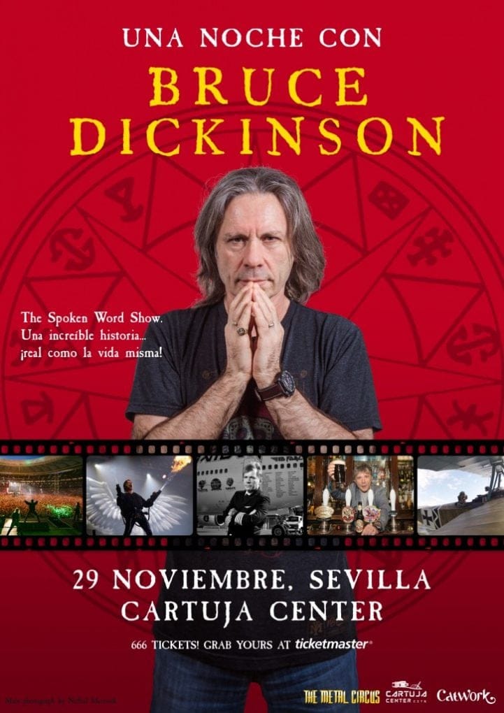 Cartel Bruce Dickinson Sevilla 2019