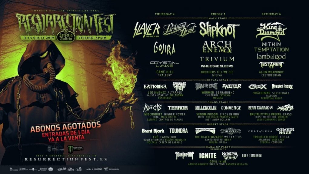 Cartel Resurrection Fest 2019 definitivo horizontal