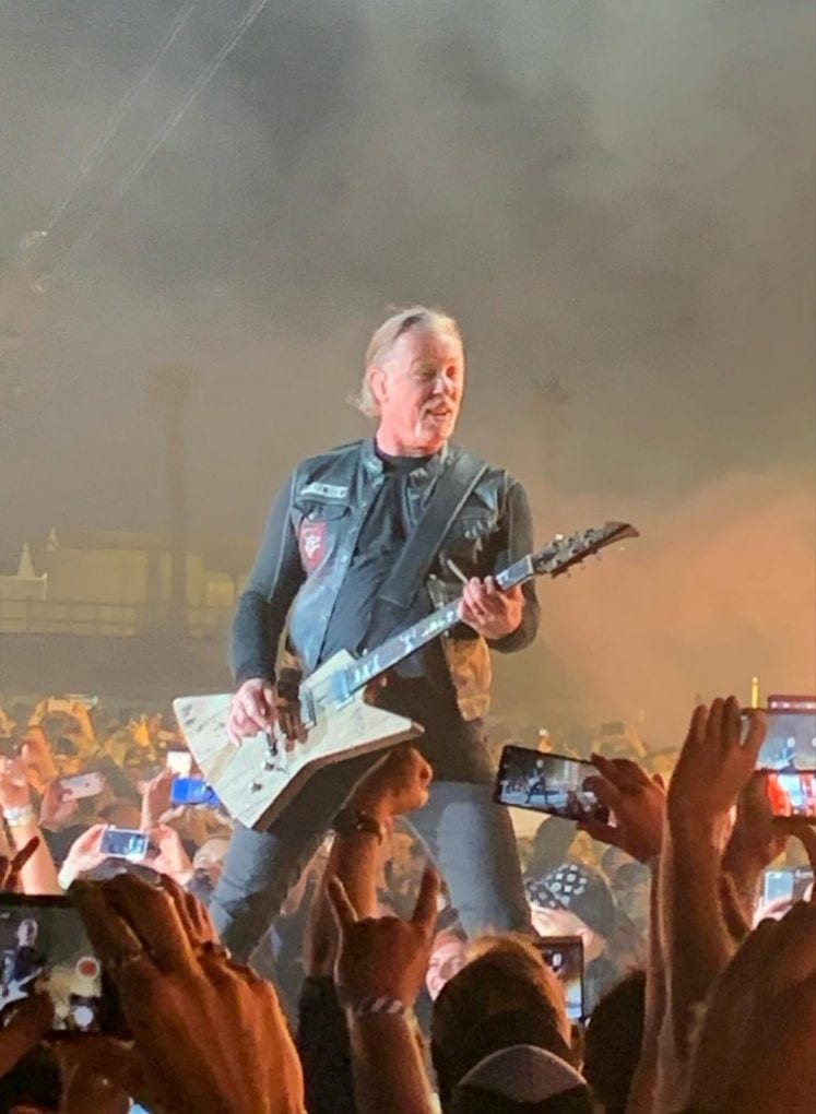 James Hetfield Metallica Madrid 2019