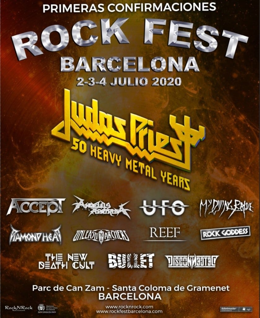 Judas Priest Rock Fest Barcelona 2020 primeras confirmaciones