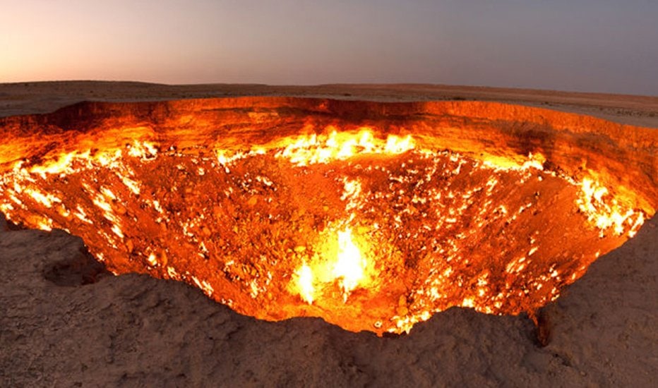 Puerta del Infierno Darvaza Turkmenistán