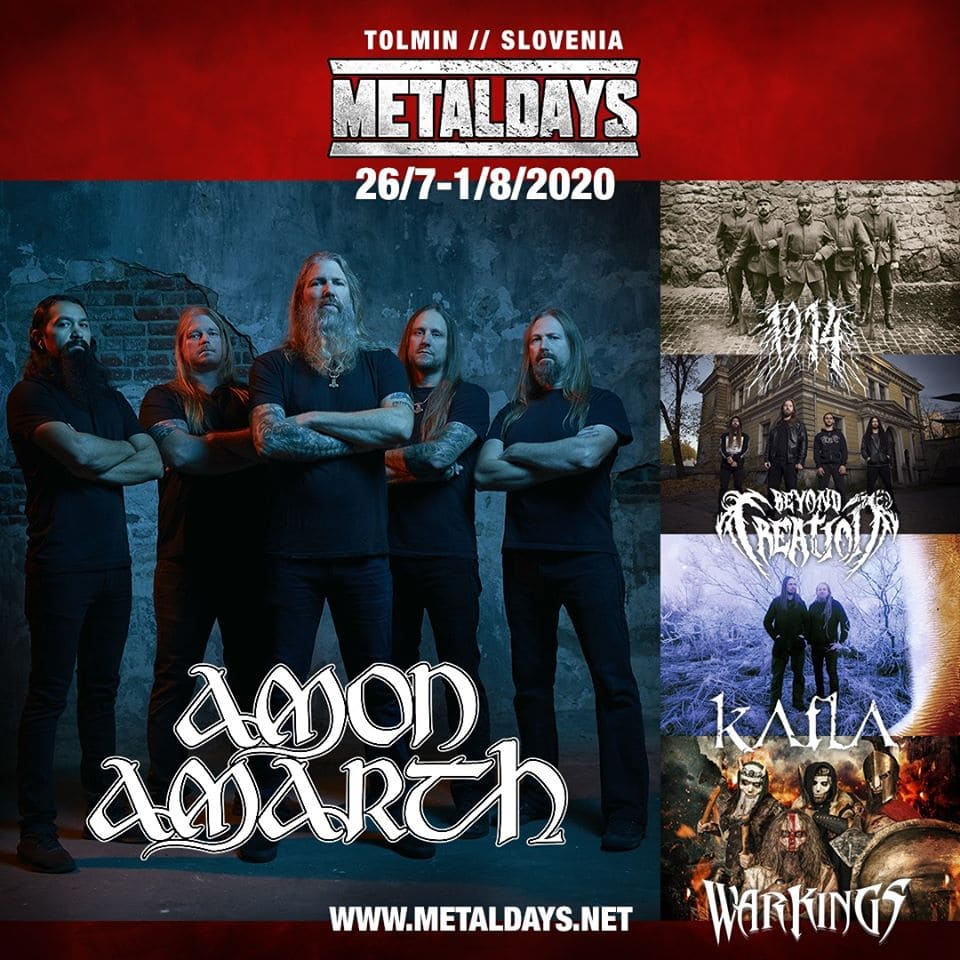 Amon Amarth Metaldays 2020