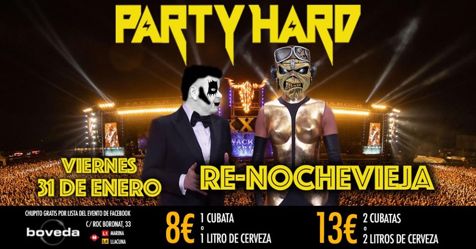 Celebra la 're-Nochevieja' con el Party Hard