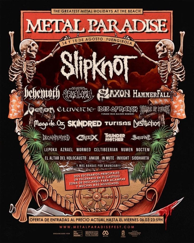 cartel Metal Paradise Fest 2020 marzo