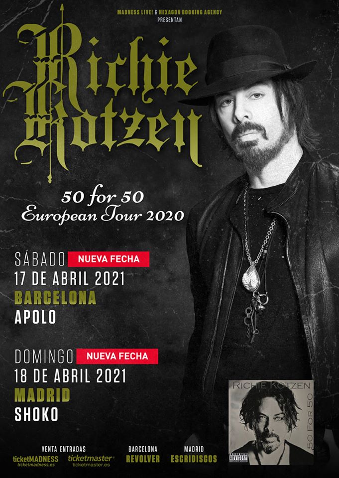 Richie Kotzen España 2021