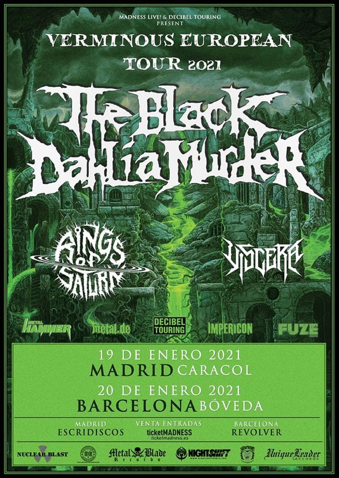 The Black Dahlia Murder España 2021