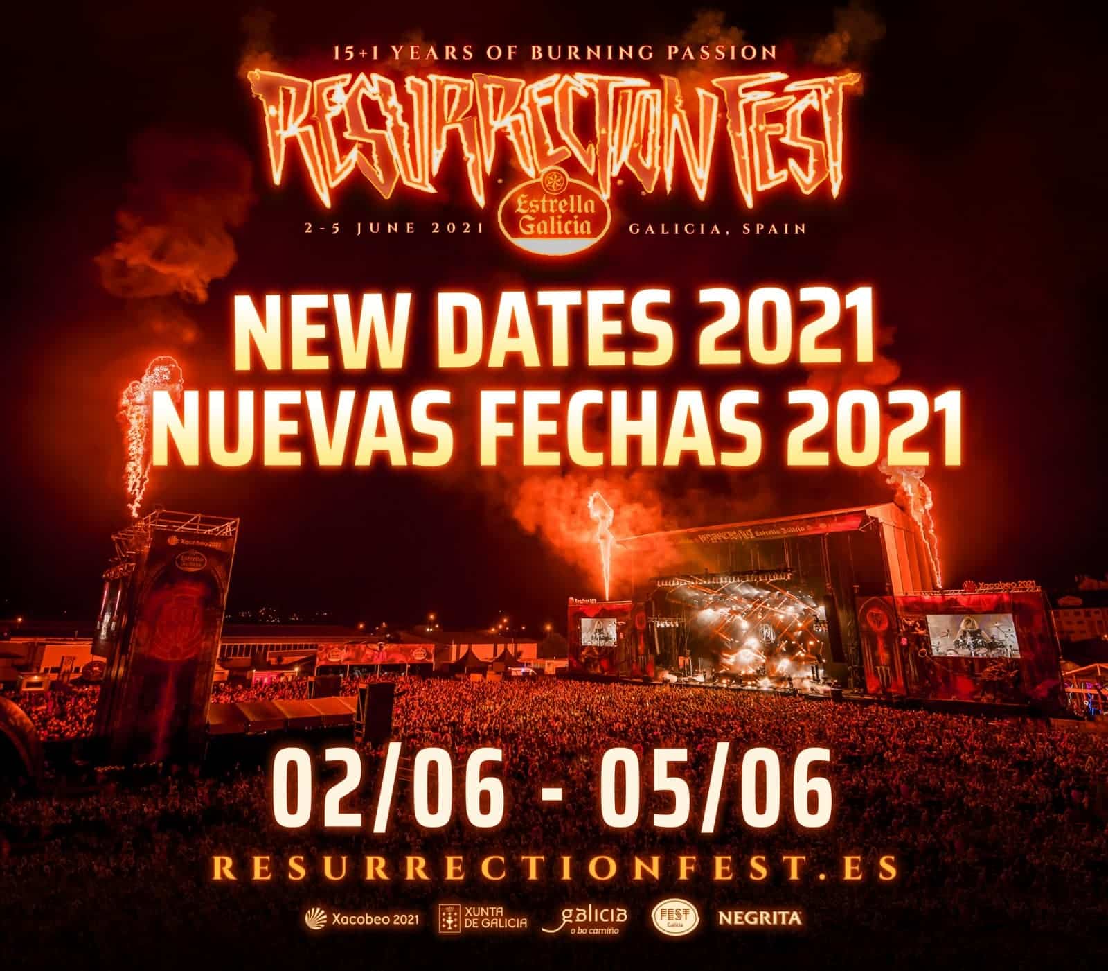 nuevas fechas Resurrection Fest 2021