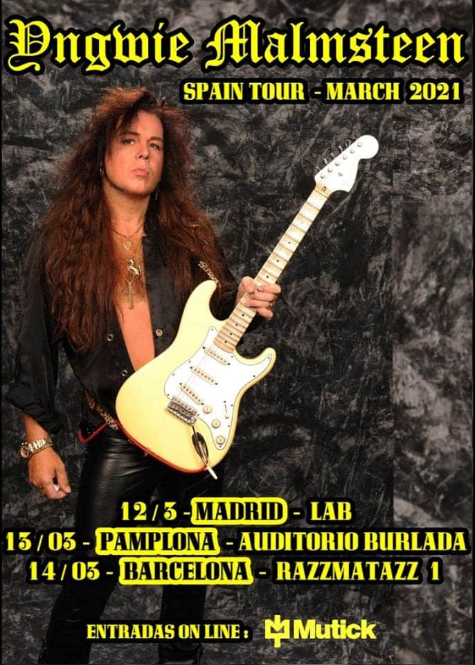 Yngwie Malmsteen España 2021