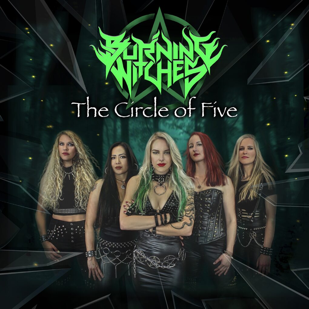 The Circle Of Five Burning Witches