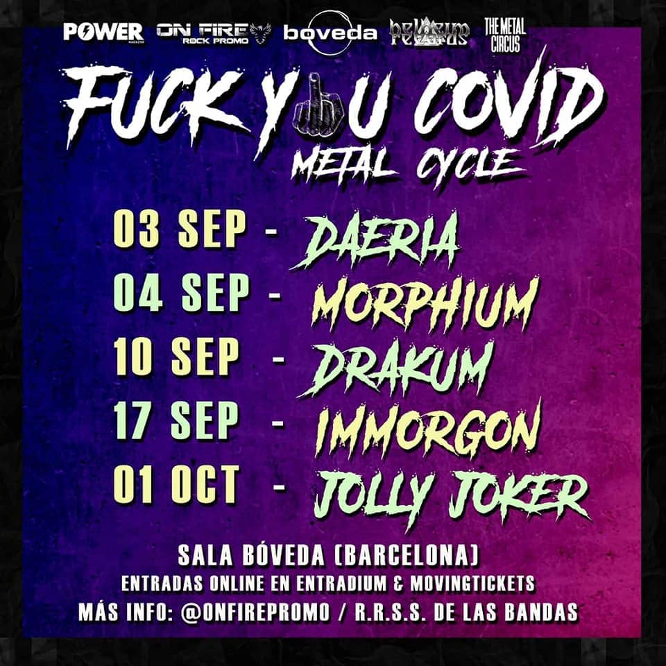 Power y The Metal Circus presentan el ciclo “Fuck You Covid”