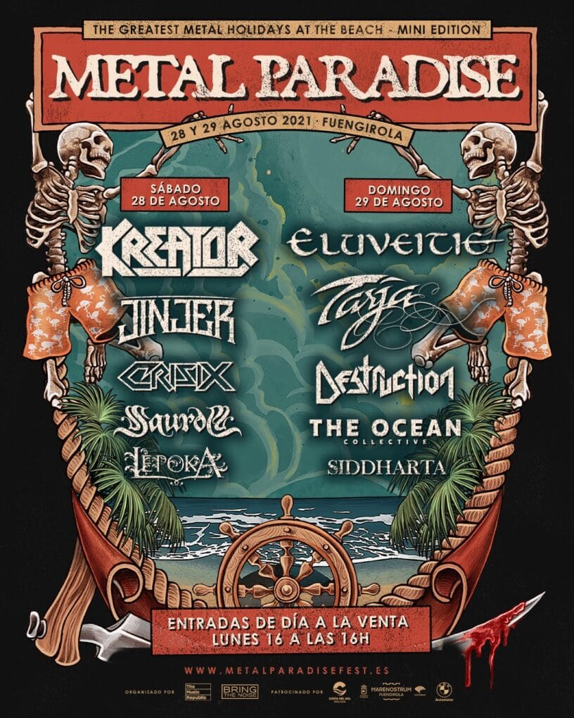 Horarios del Metal Paradise Fest 2021