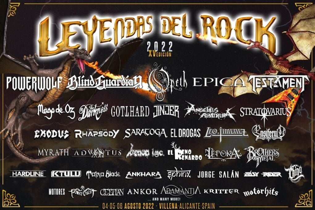 Más presencia femenina al Leyendas del Rock 2022