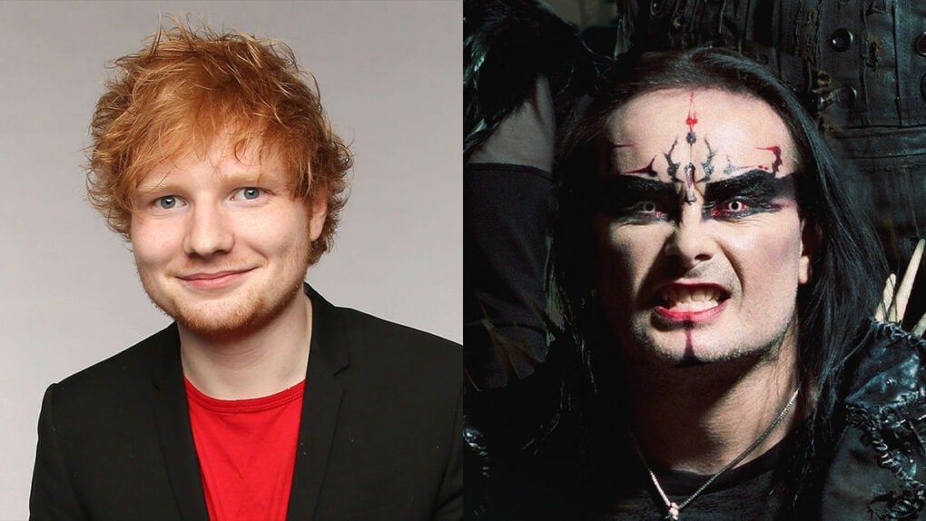 Dani Filth y Ed Sheeran exploran (en serio) una colaboración