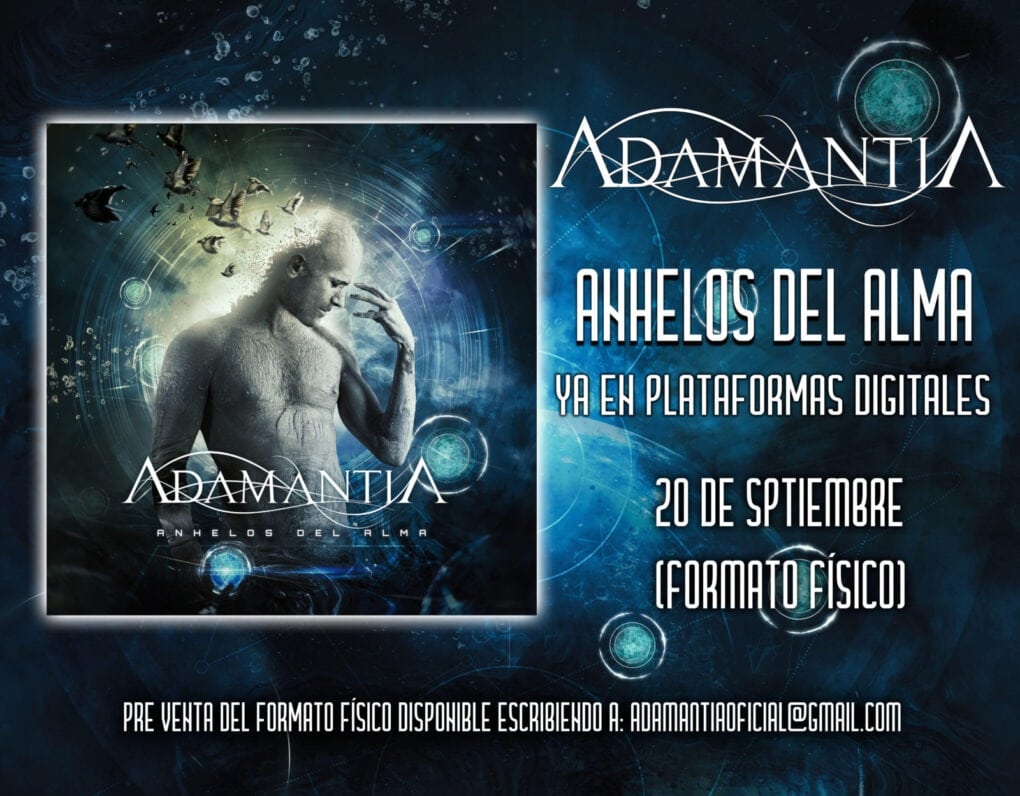 Adamantia lanza su nuevo disco 'Anhelos Del Alma'