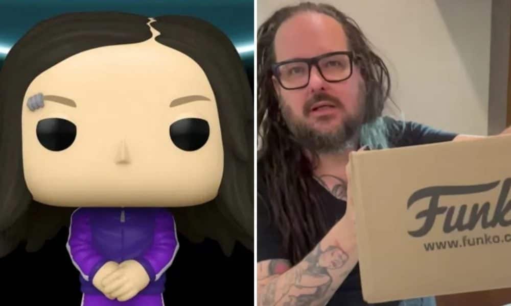 Jonathan Davis reacciona a su propio Funko Pop!