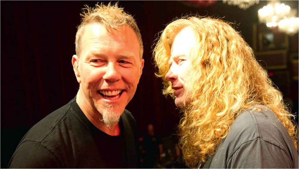 El mensaje de Dave Mustaine a James Hetfield tras "derrumbarse" en directo y "su respuesta"