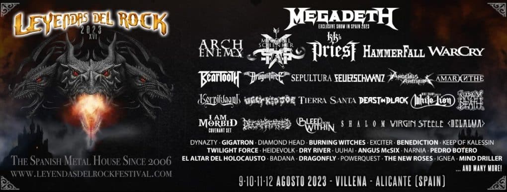 Últimas bandas del Leyendas del Rock 2023 que cierran el cartel