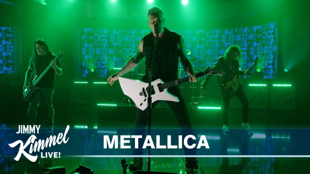 La canción que Metallica ha tocado sorprendentemente en "Jimmy Kimmel Live!"