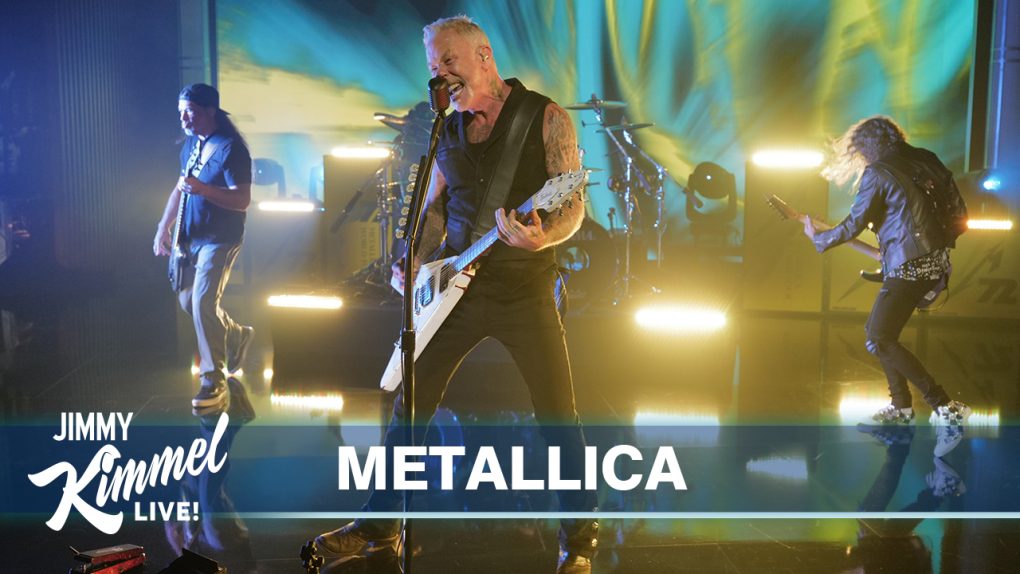 Metallica empieza su semana en "Jimmy Kimmel Live!"