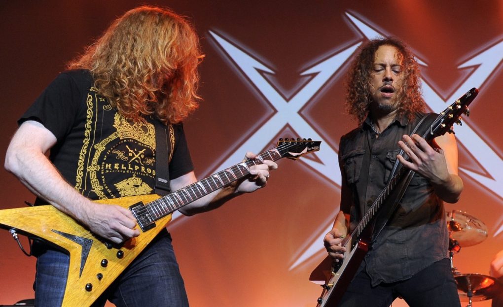 Dave Mustaine: "Siempre me he burlado un poco de Kirk Hammet"