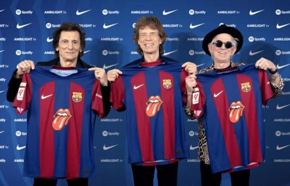 Rolling Stones invaden El Clásico Barça-Madrid del 28 de octubre