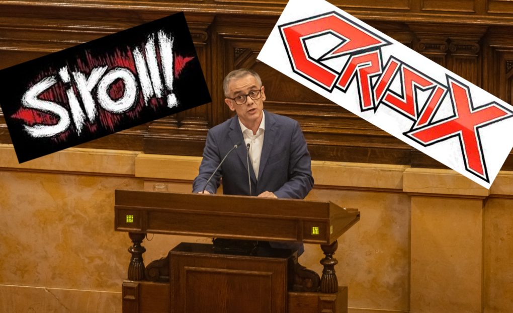 Crisix y Siroll irrumpen en el debate de investidura de Salvador Illa en el Parlament de Catalunya