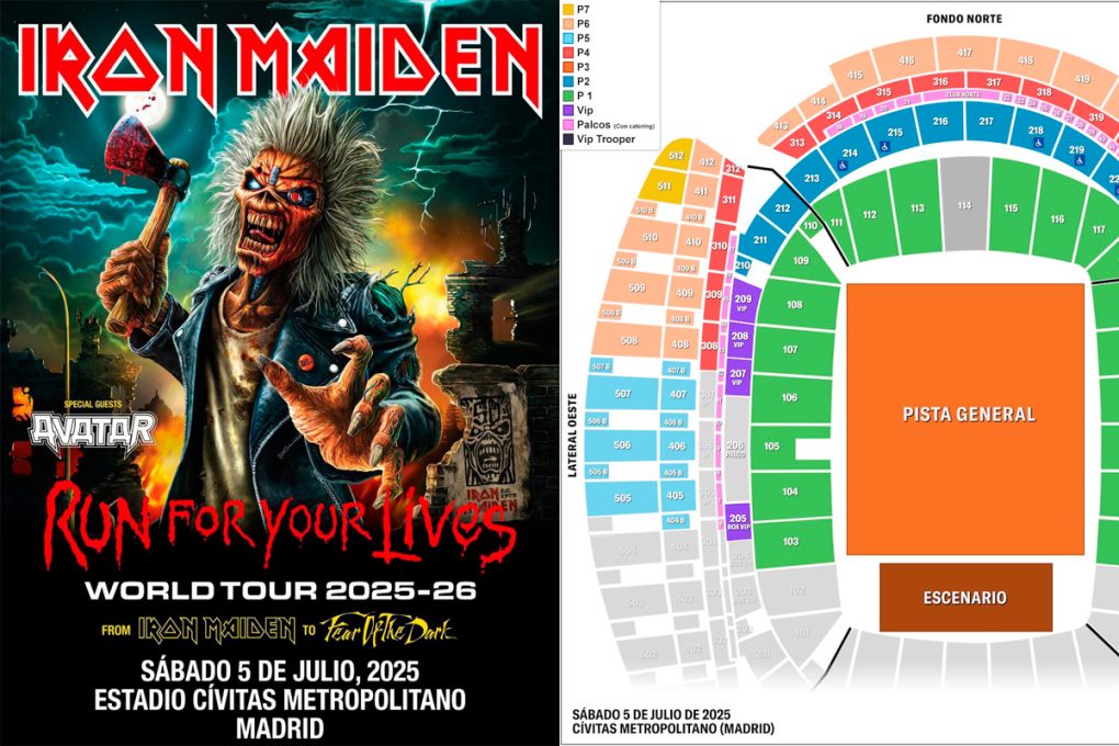 Cómo conseguir entradas para Iron Maiden en Madrid en 2025