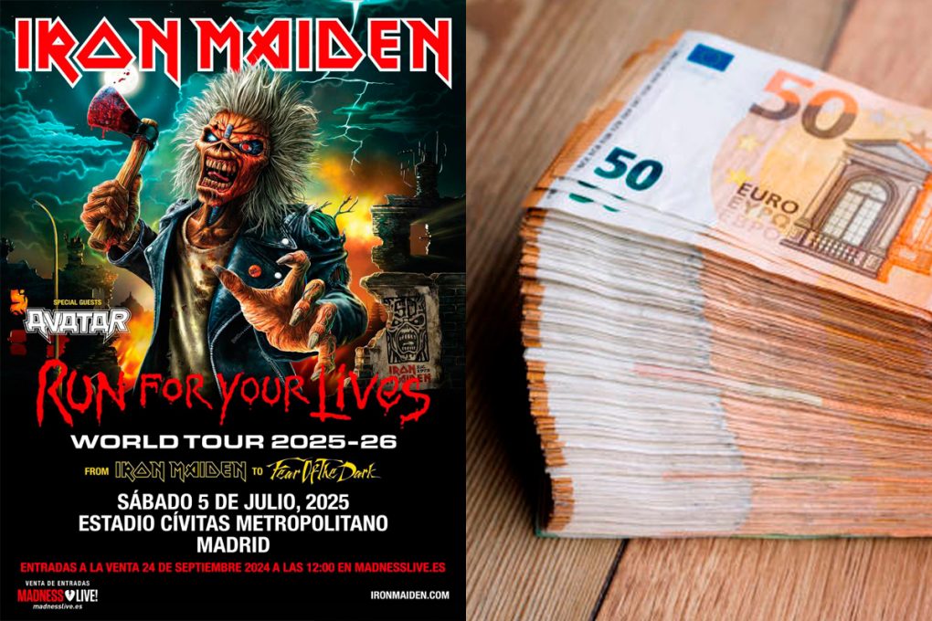 Revelado el precio de las entradas de Iron Maiden en Madrid en 2025