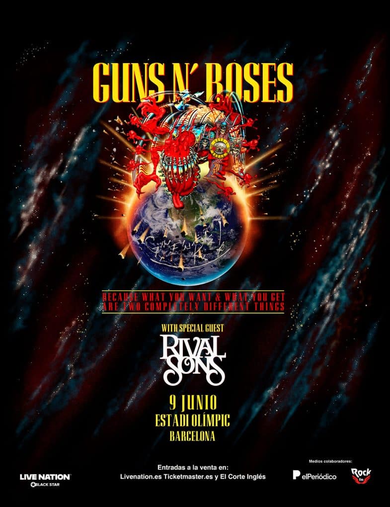 Confirmado Guns N’ Roses vuelve a España en 2025 The Metal Circus